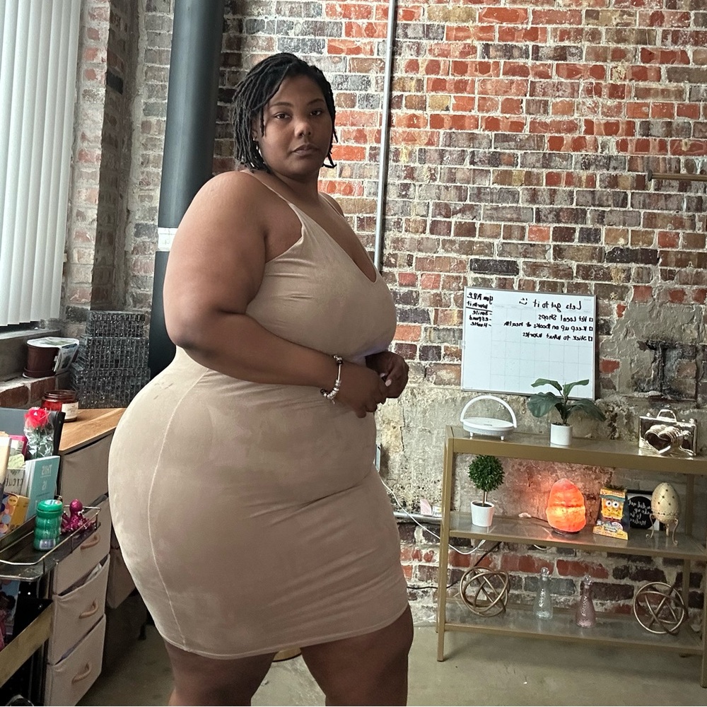 Two dresses ! Tan and black cocktail dresses